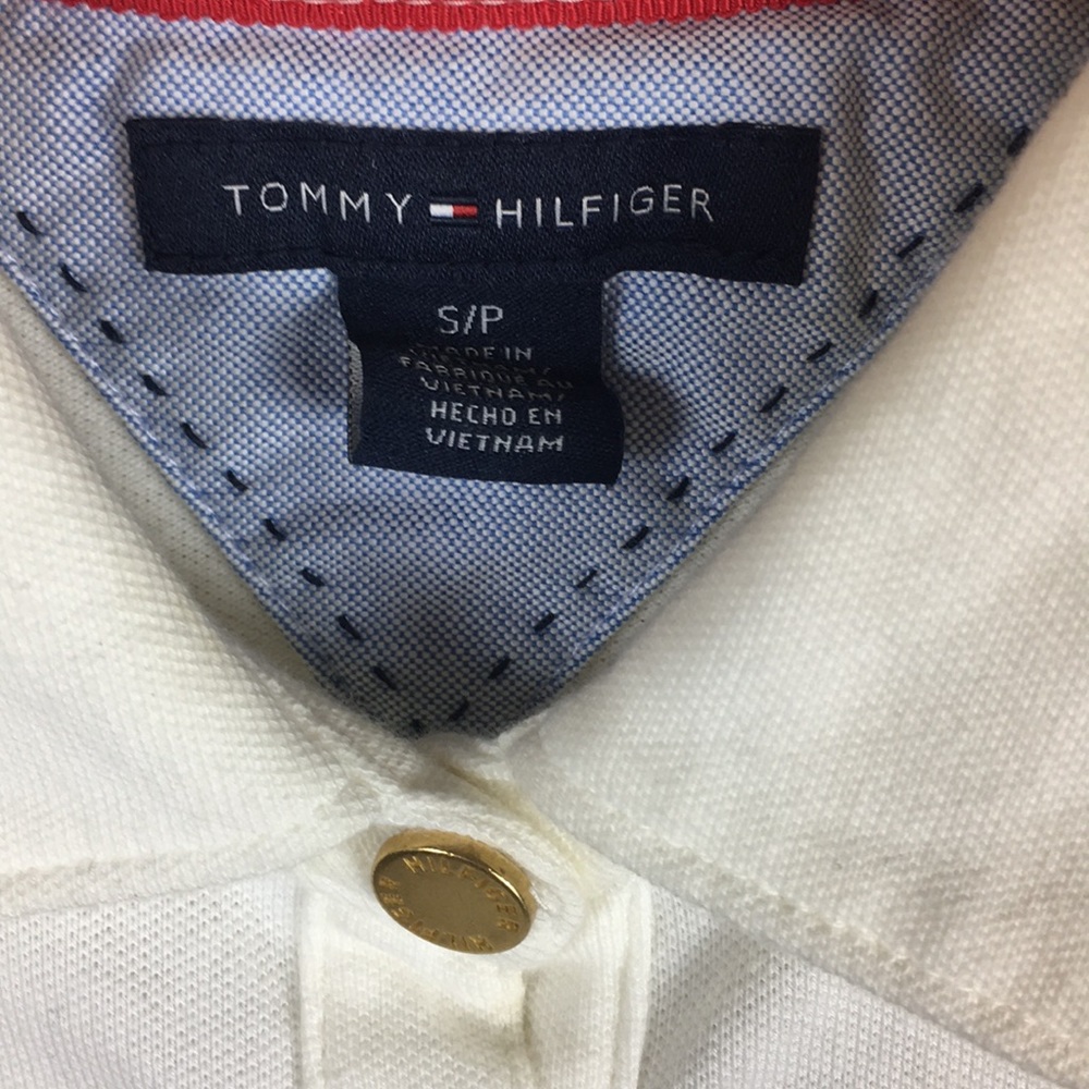 Tommy Hilfiger Nautical Stripe Polo Shirt Small - Picture 3 of 8